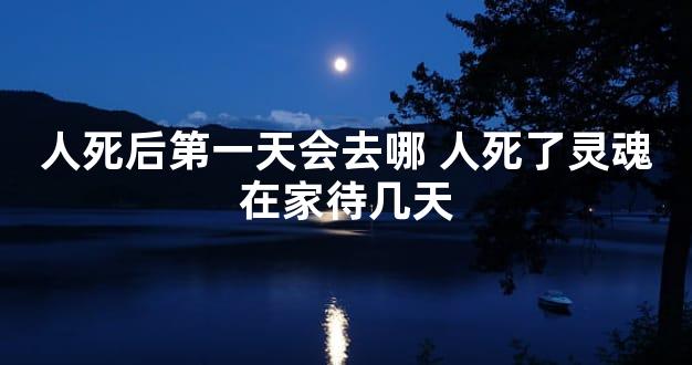 人死后第一天会去哪 人死了灵魂在家待几天